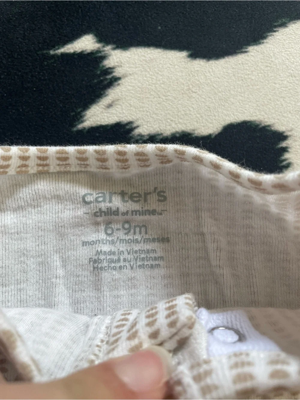 Carters Farm Print Footie Sleeper Set